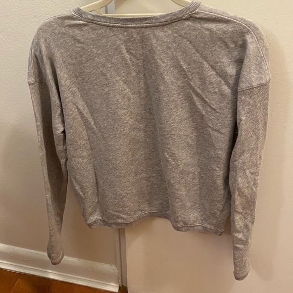 Zadig & Voltaire Kansas Foil Sweatshirt in Gray with green - Picture 4 of 4